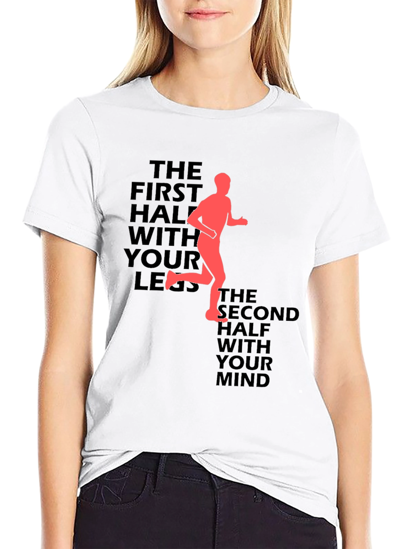 Runners Mindset Graphic Tee - Motivational Running Shirt