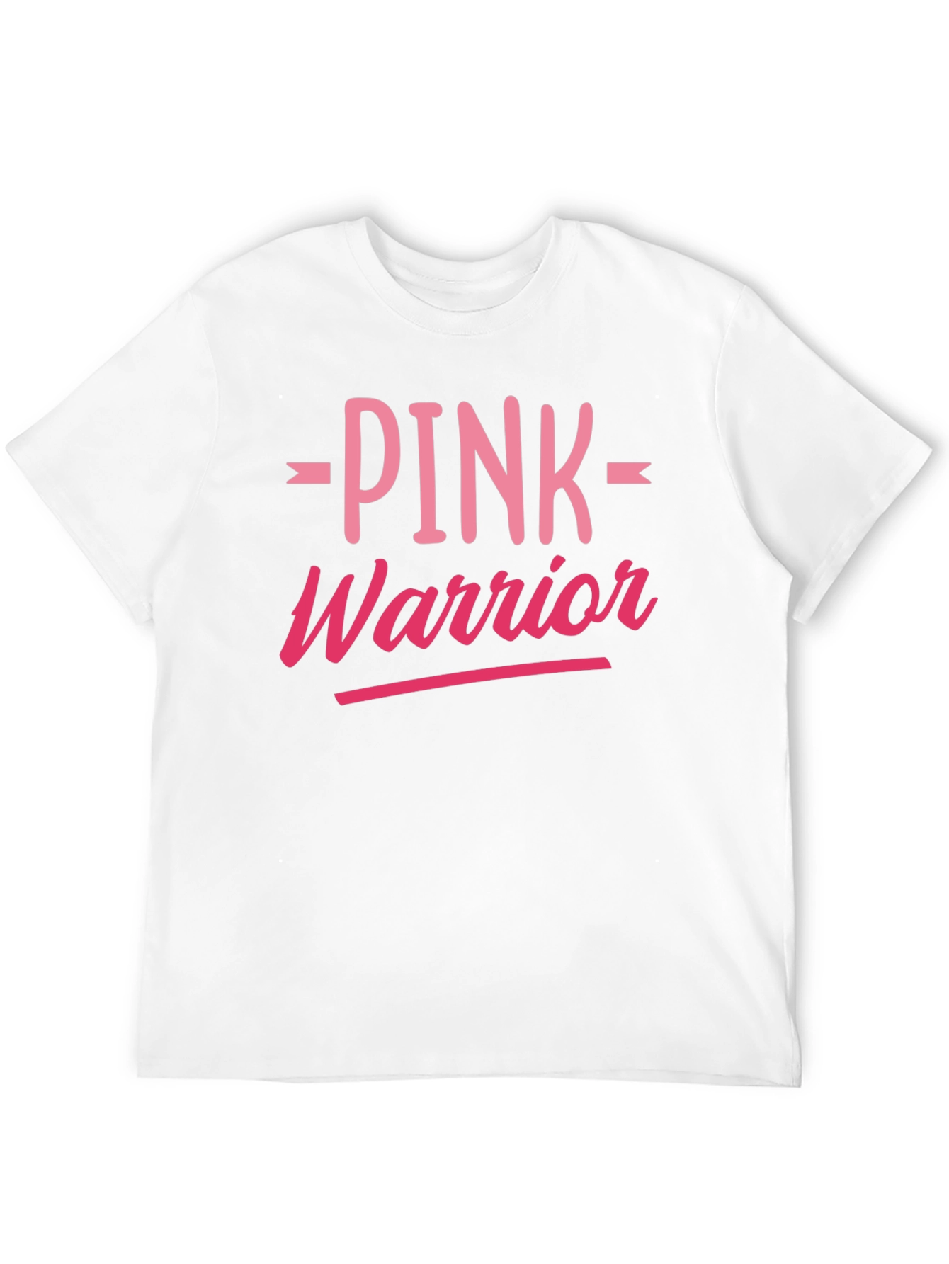 Pink Warrior Black T-Shirt - Breast Cancer Awareness