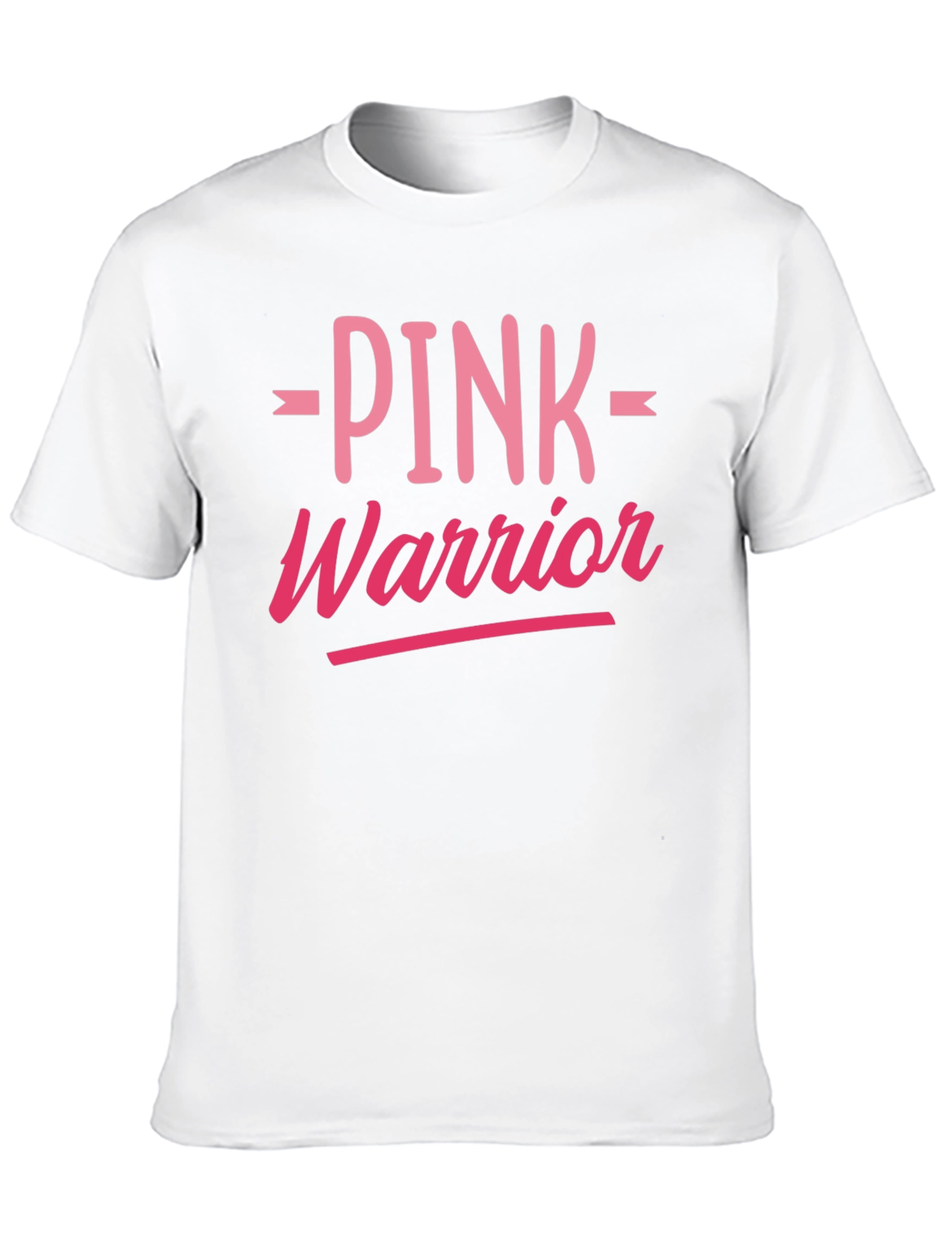 Pink Warrior Black T-Shirt - Breast Cancer Awareness
