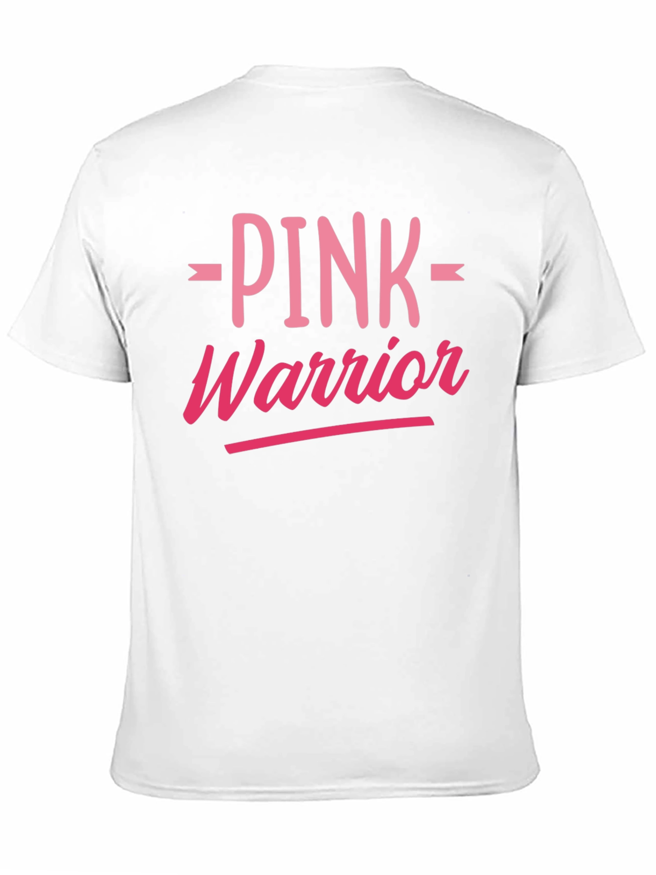 Pink Warrior Black T-Shirt - Breast Cancer Awareness