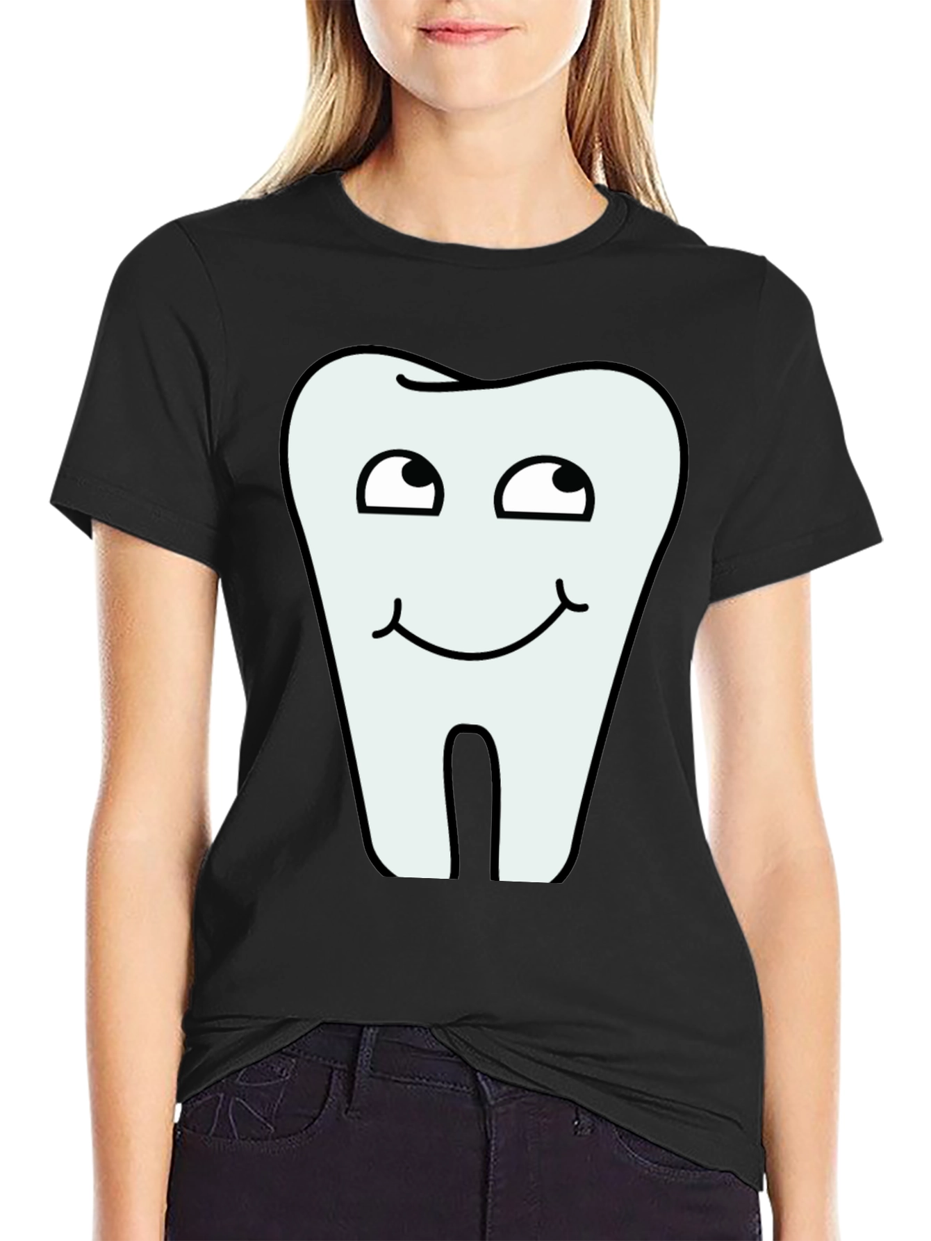 Funny Tooth Graphic T-Shirt - Novelty Dentist Tee
