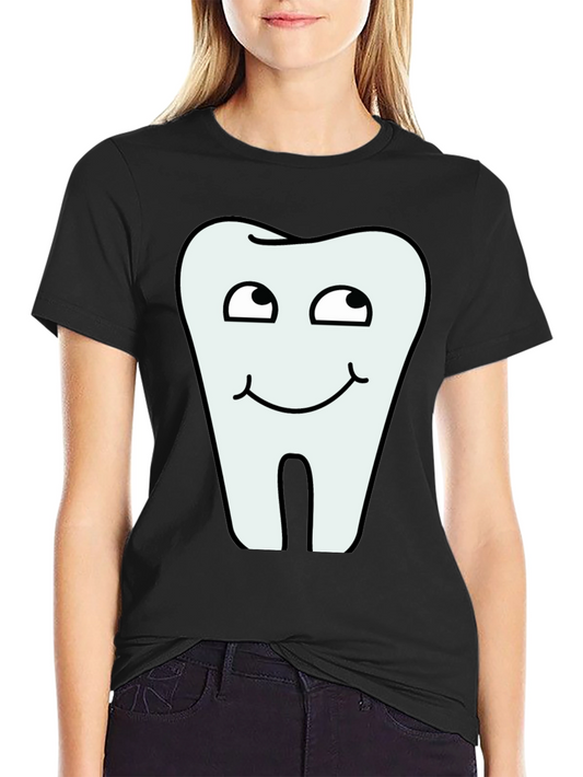 Funny Tooth Graphic T-Shirt - Novelty Dentist Tee