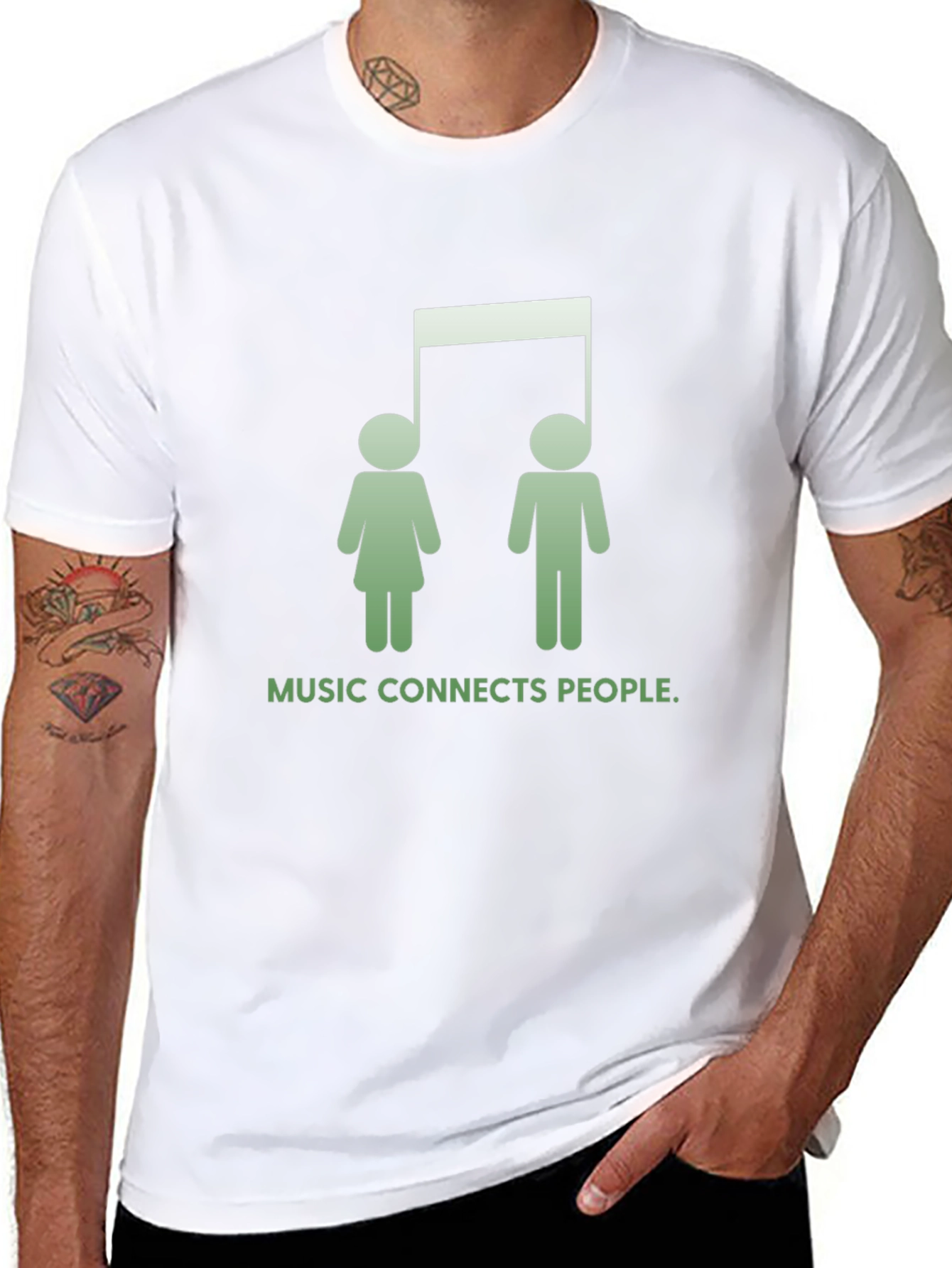 Music Connects People T-Shirt - Unisex Design