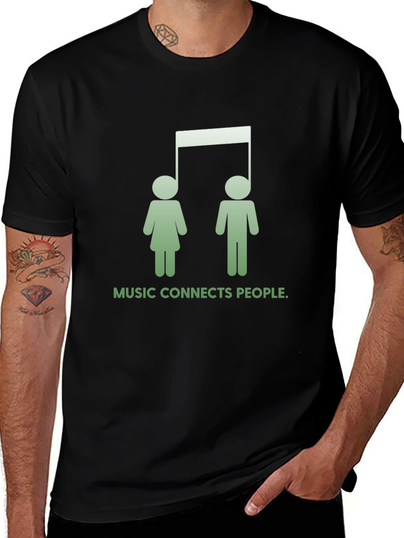 Music Connects People T-Shirt - Unisex Design