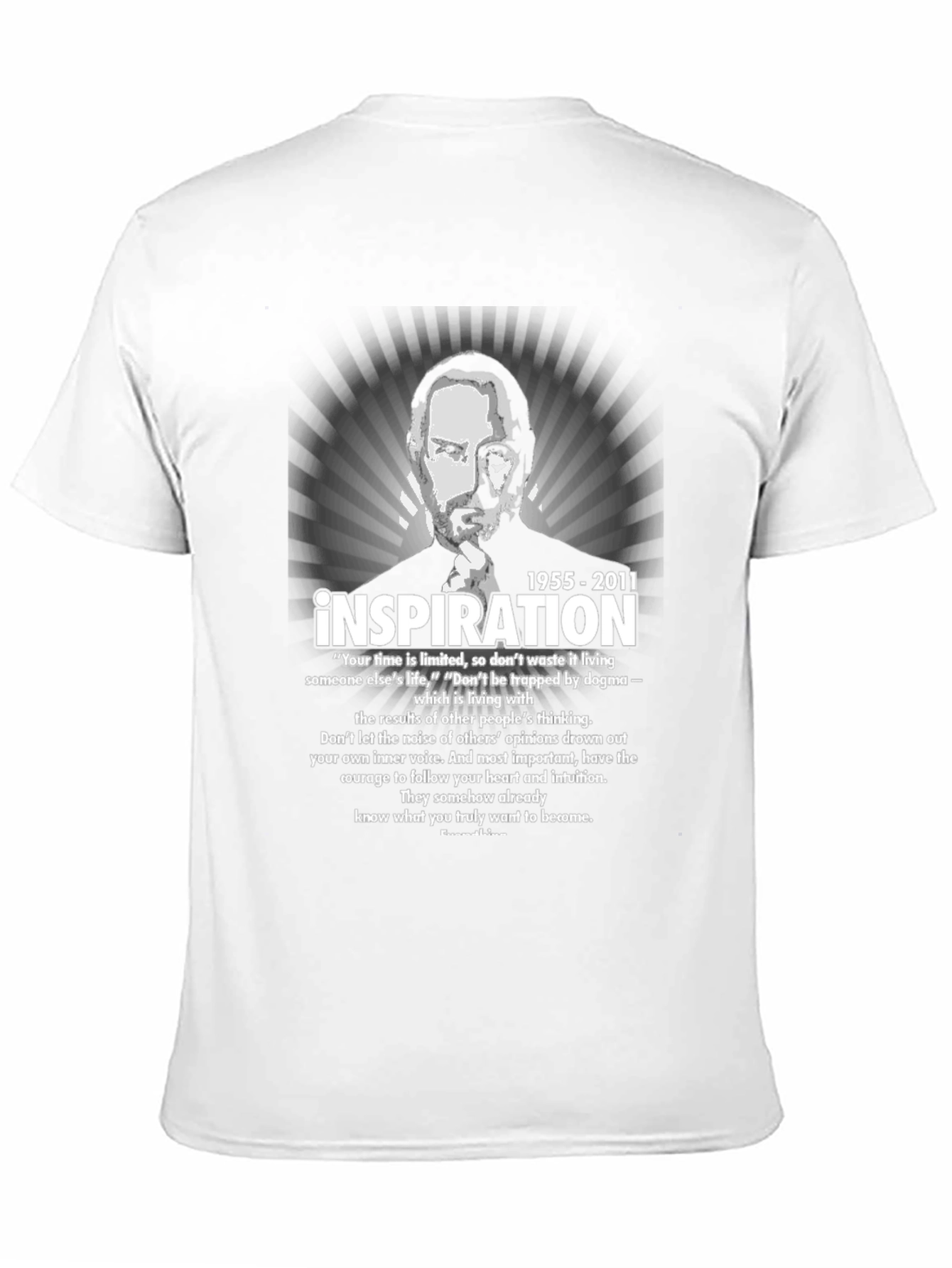Steve Jobs Inspiration T-Shirt Black