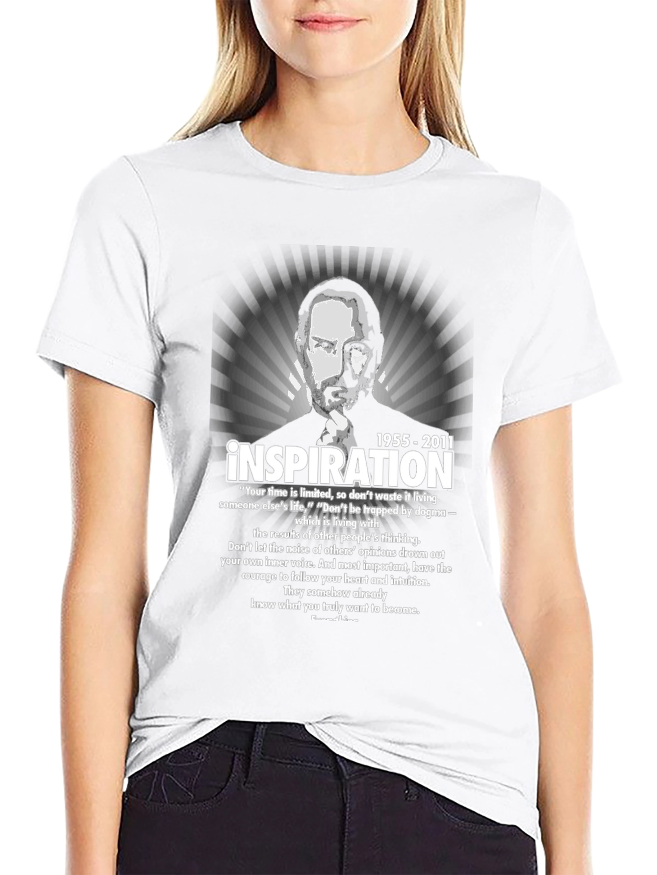 Steve Jobs Inspiration T-Shirt Black