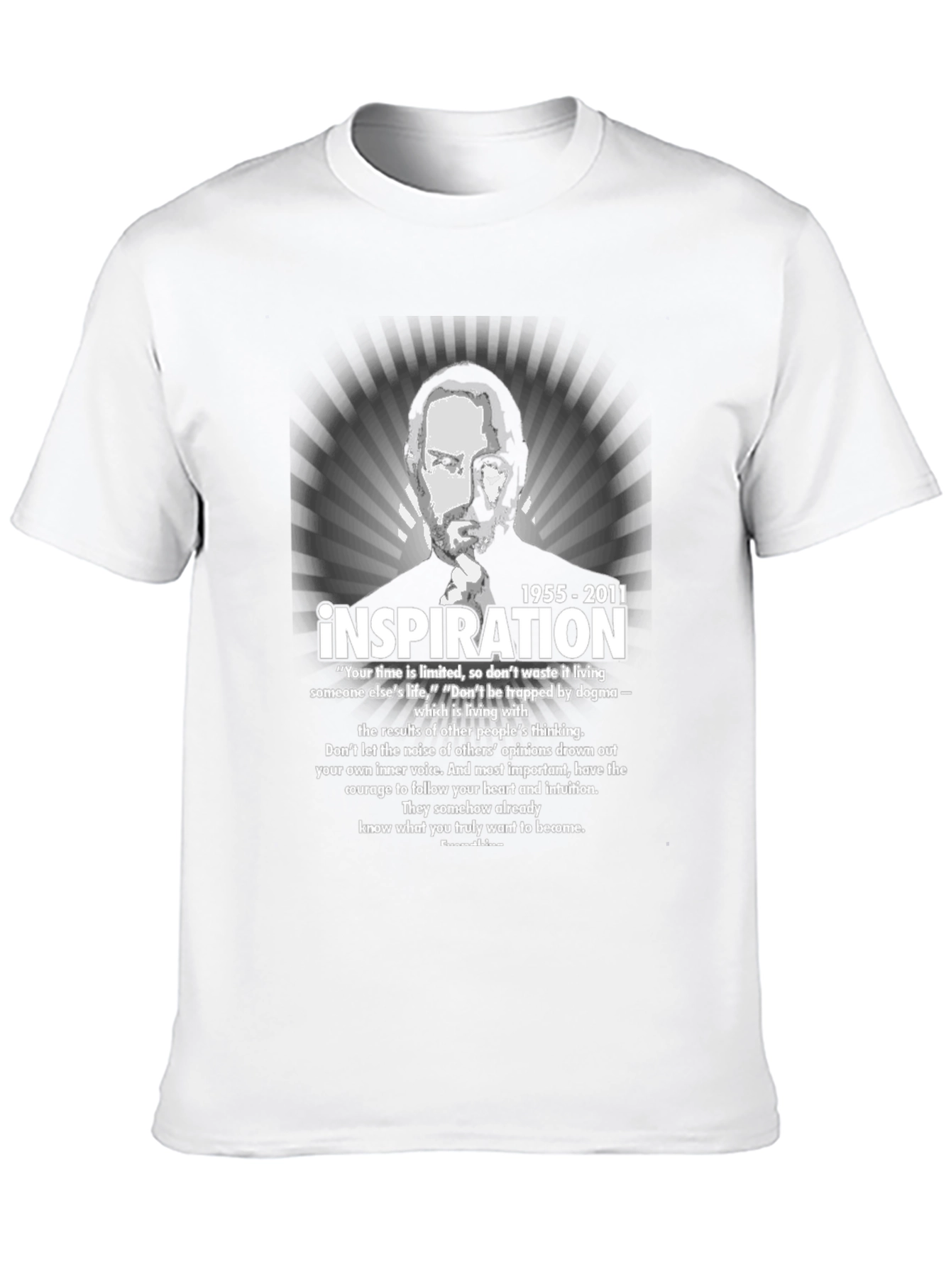 Steve Jobs Inspiration T-Shirt Black