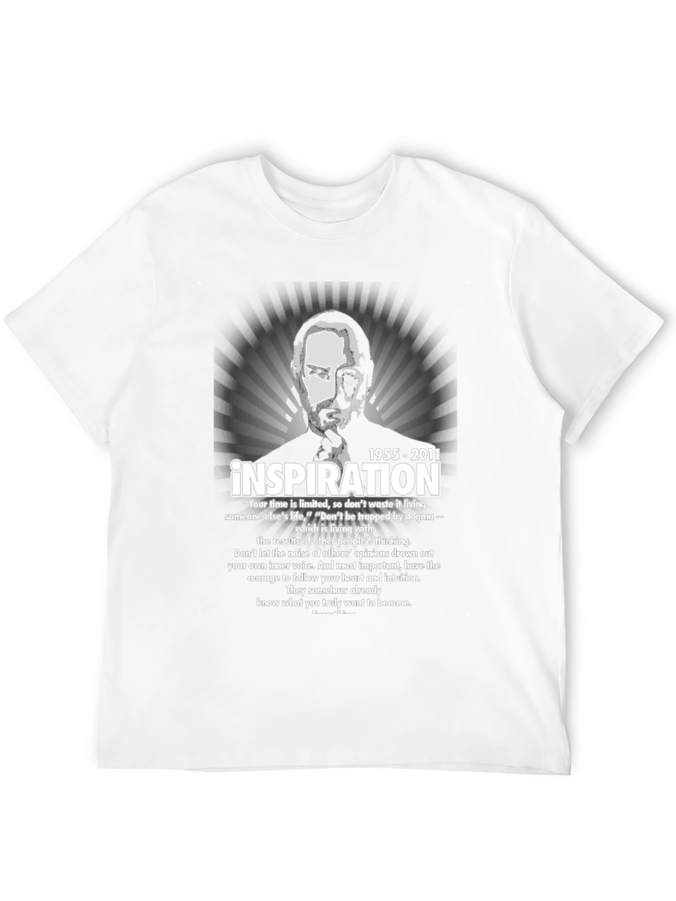 Steve Jobs Inspiration T-Shirt Black