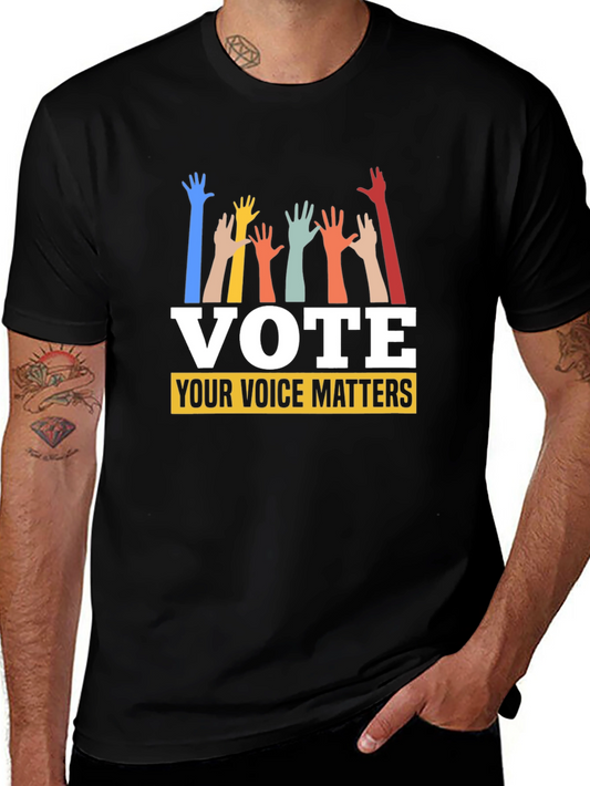 Vote Your Voice Matters Graphic Tee