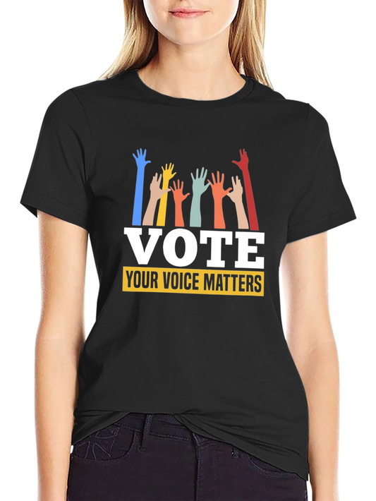 Vote Your Voice Matters Graphic Tee