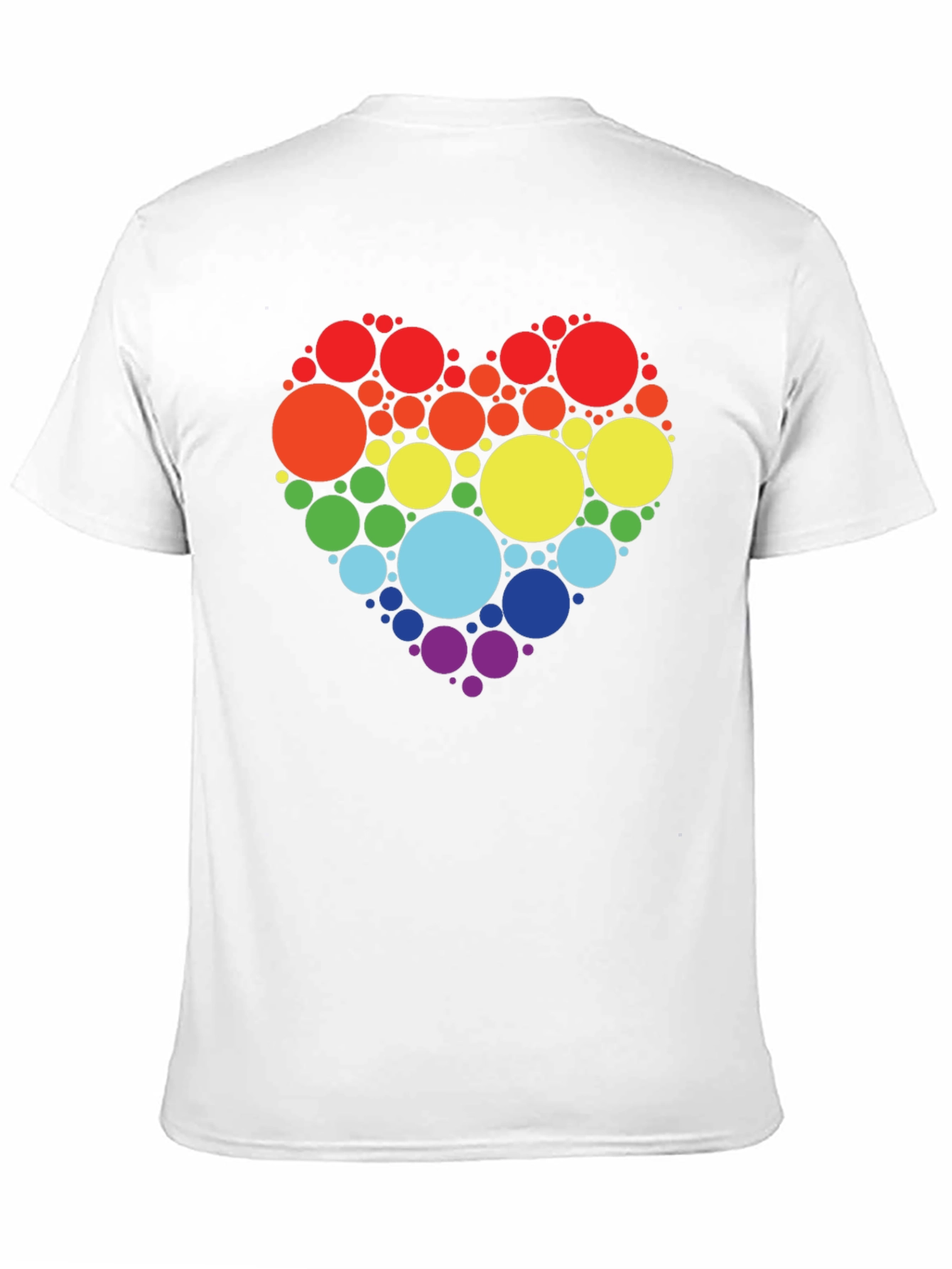 Rainbow Heart Circle T-Shirt