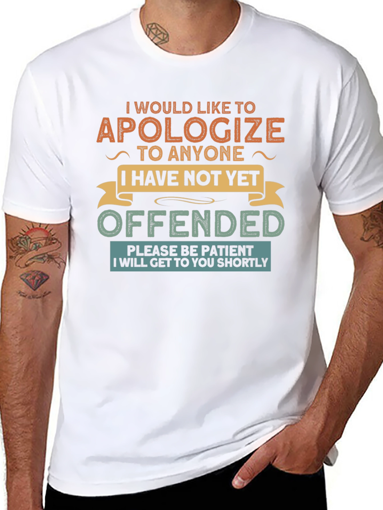 Apologize Offended Novelty T-Shirt