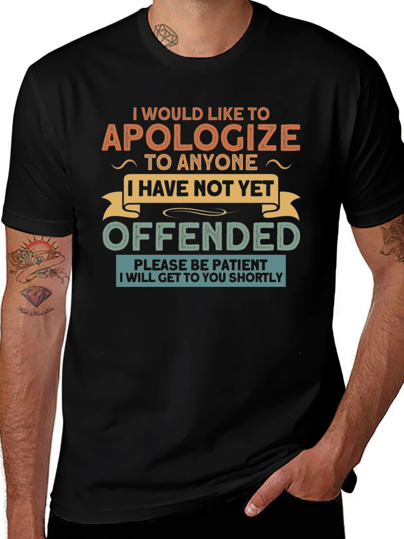 Apologize Offended Novelty T-Shirt