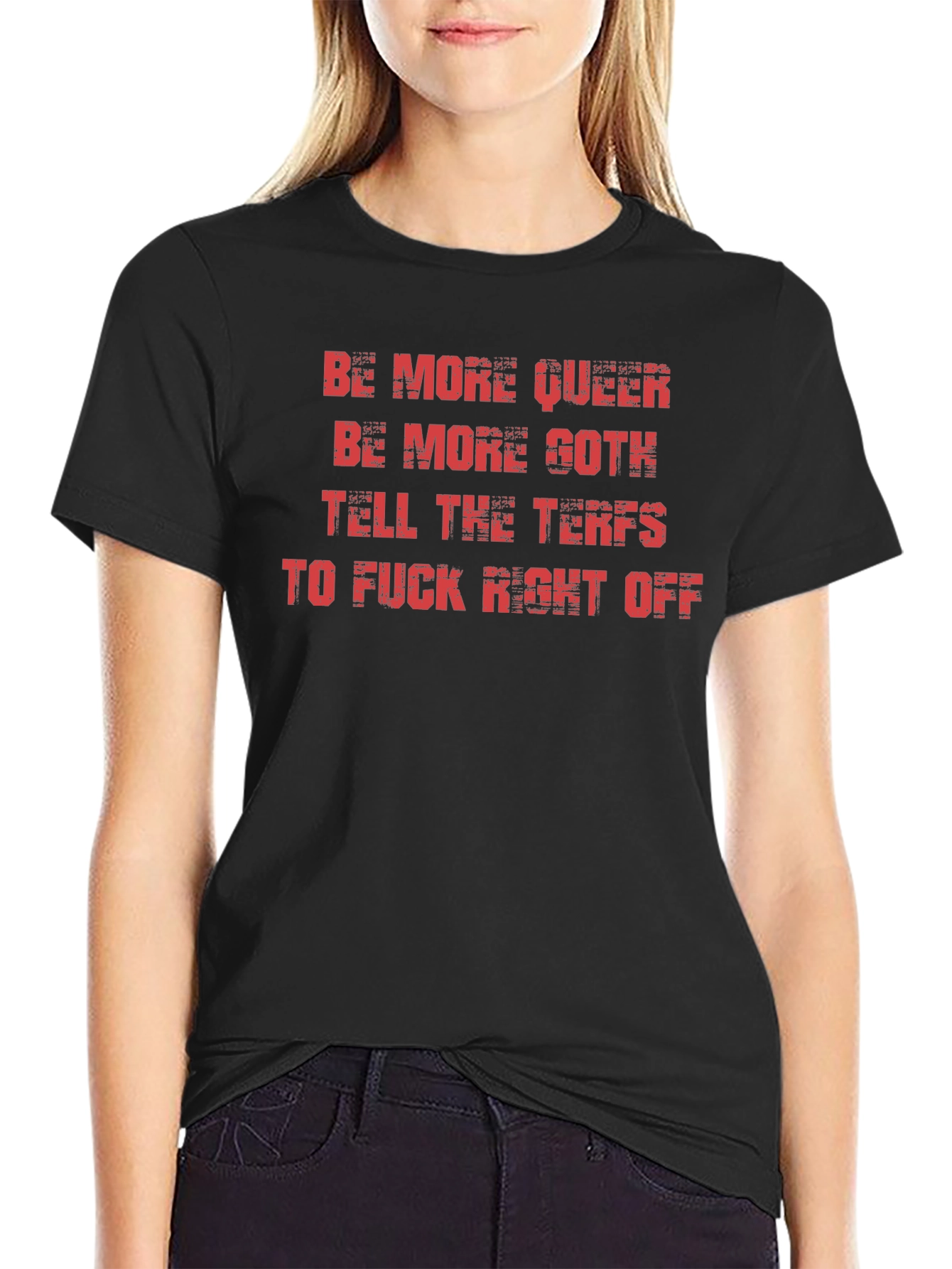 Be More Queer Goth T-Shirt