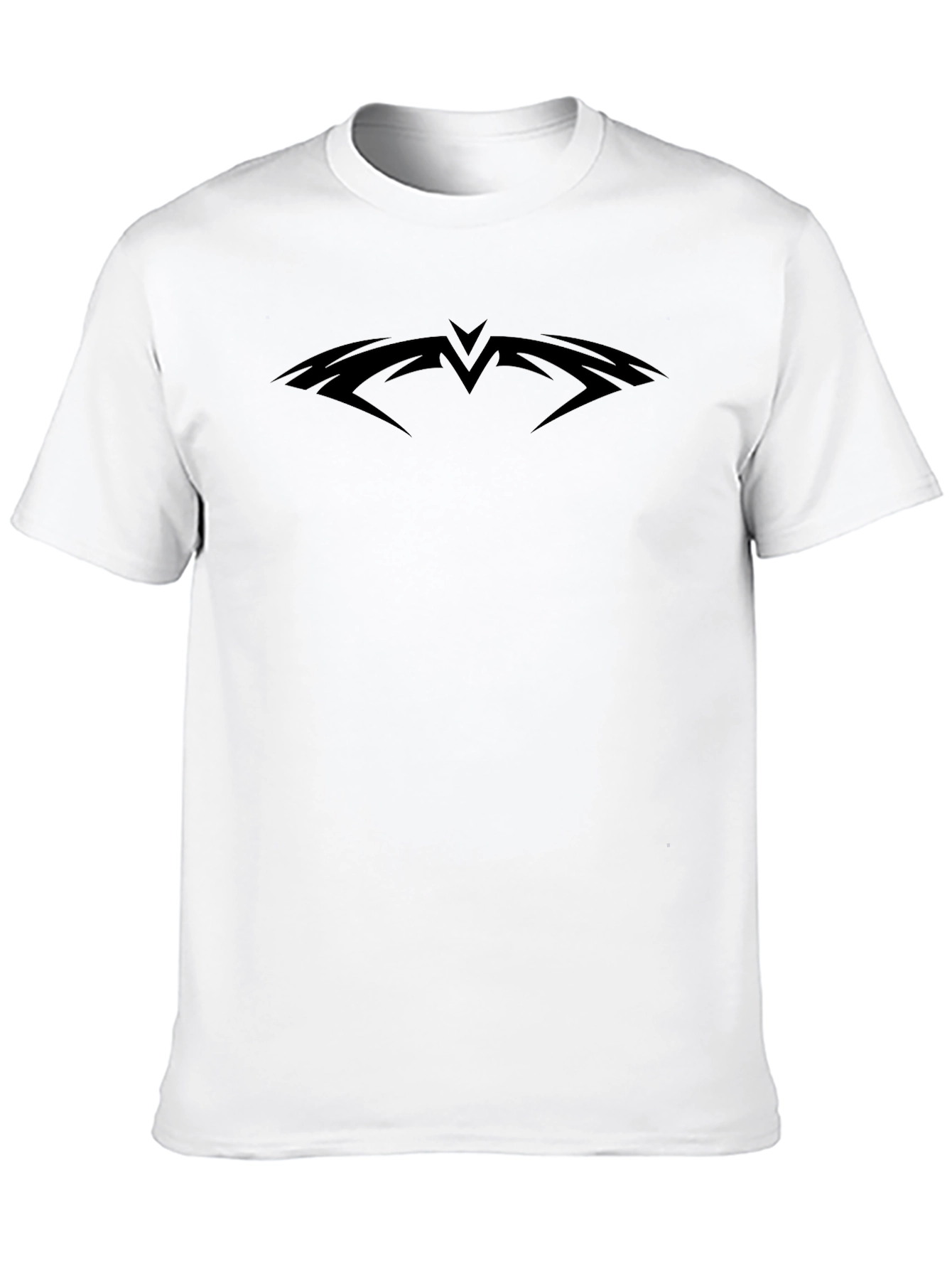 Mens Black Graphic Tee - Modern Style