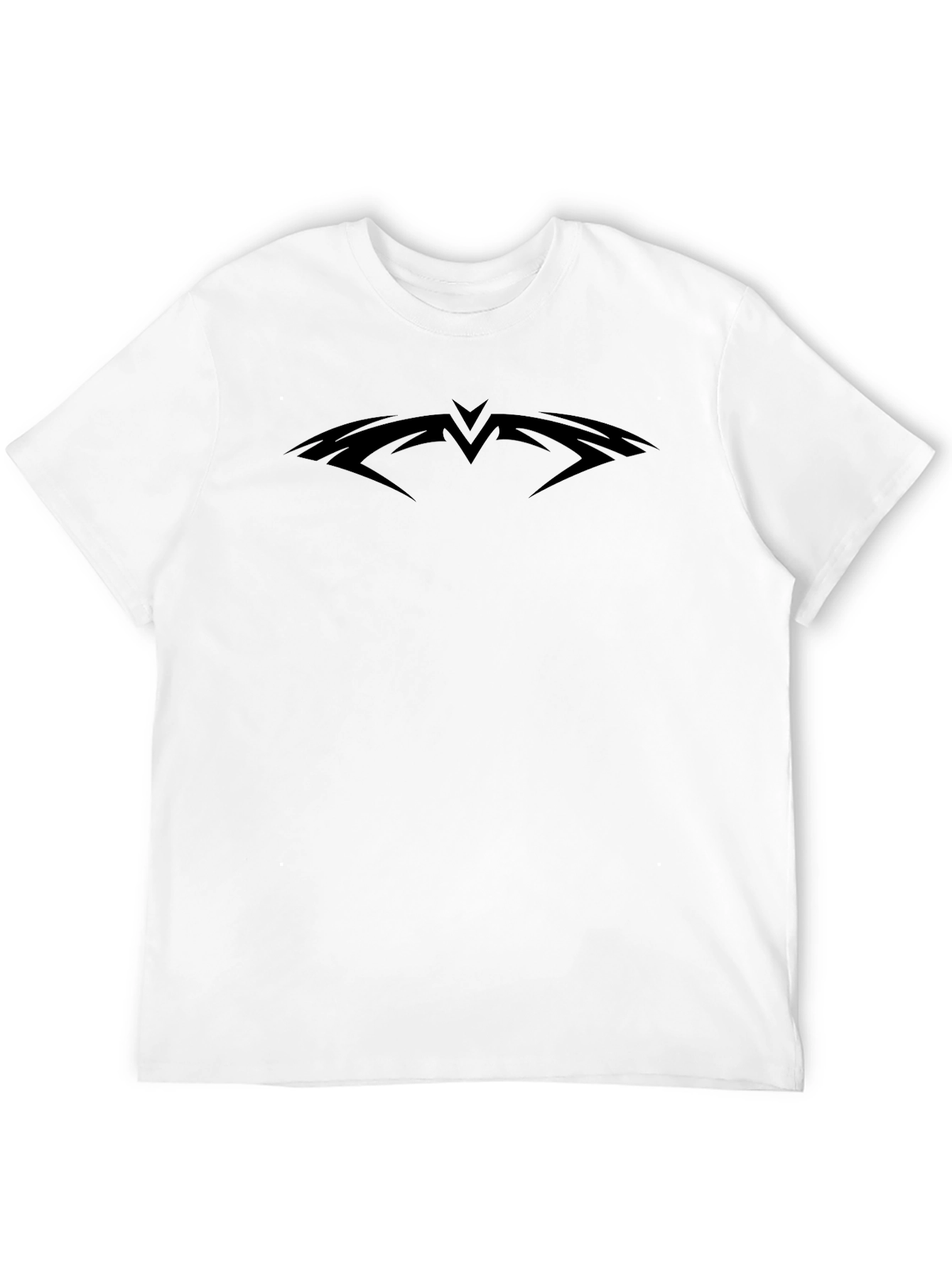 Mens Black Graphic Tee - Modern Style