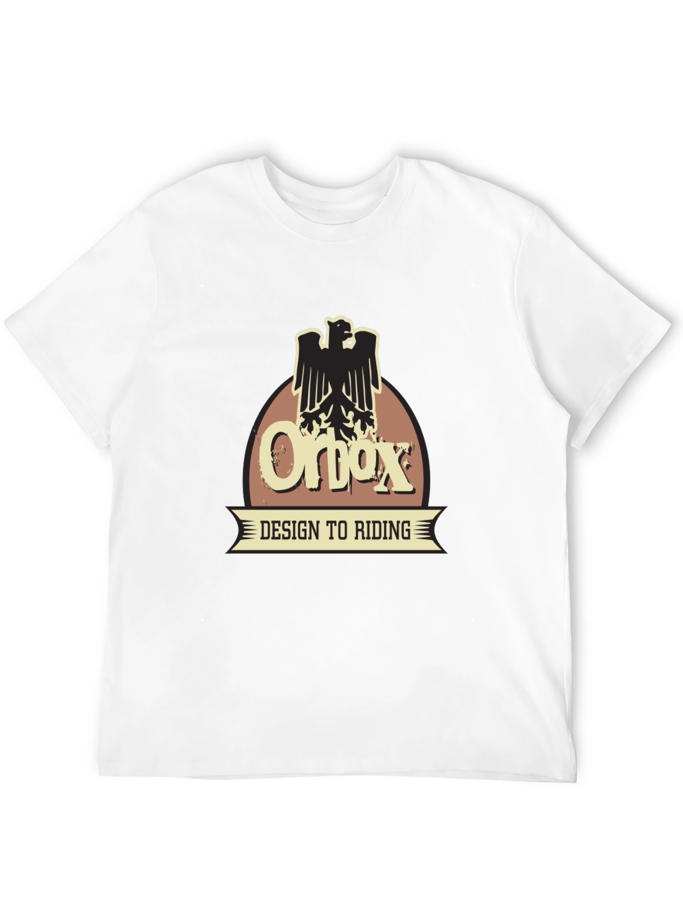 Orbox Design to Riding Black T-Shirt