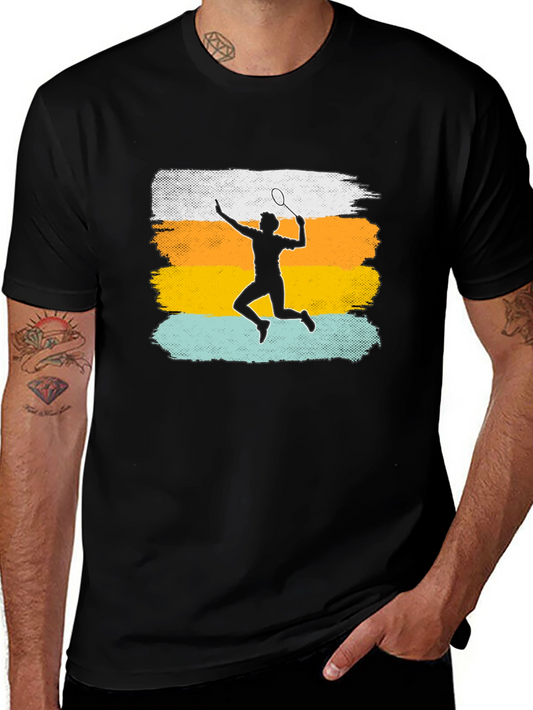 Badminton Player Graphic T-Shirt