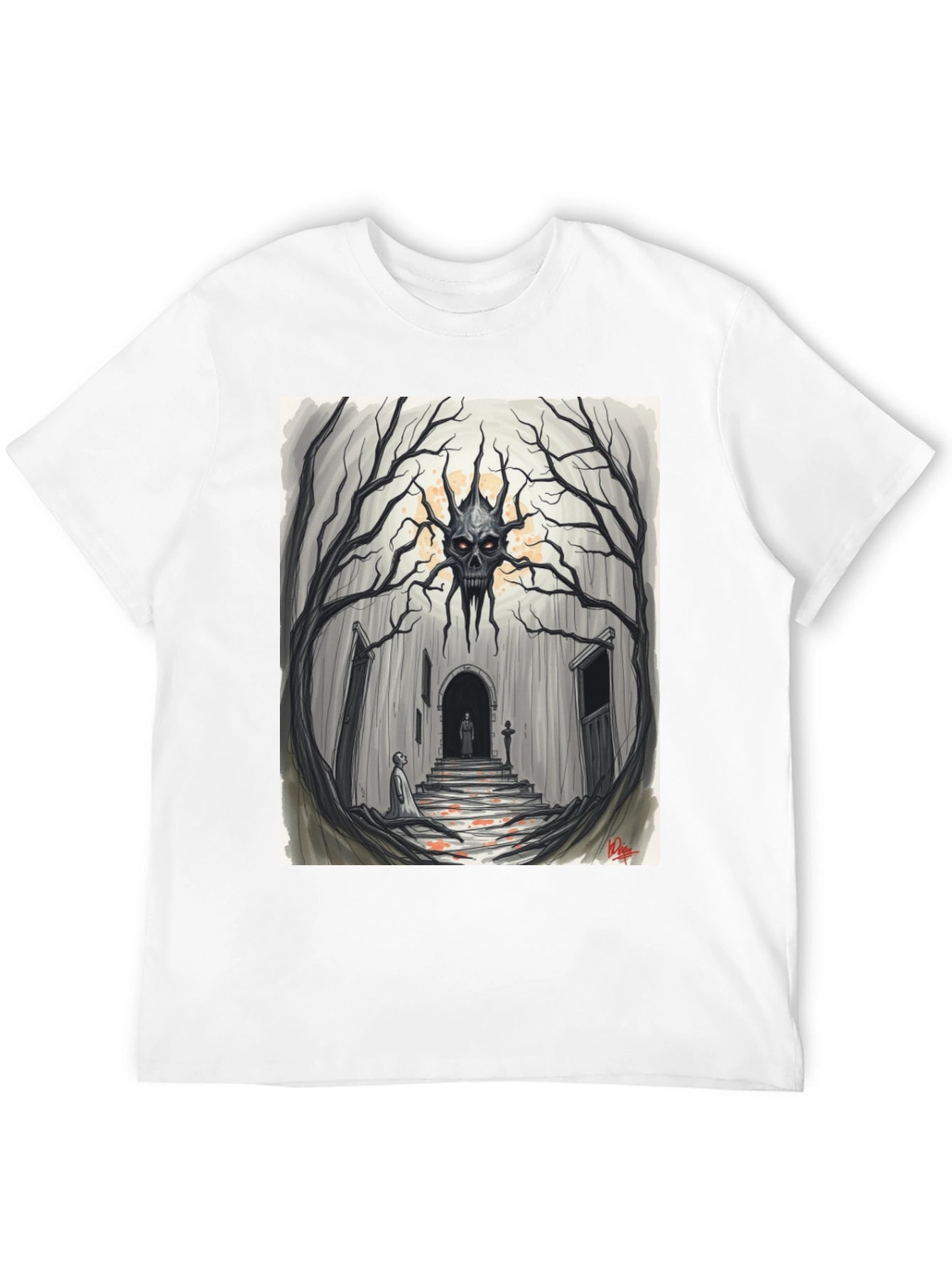 Haunted Skull Tree T-Shirt