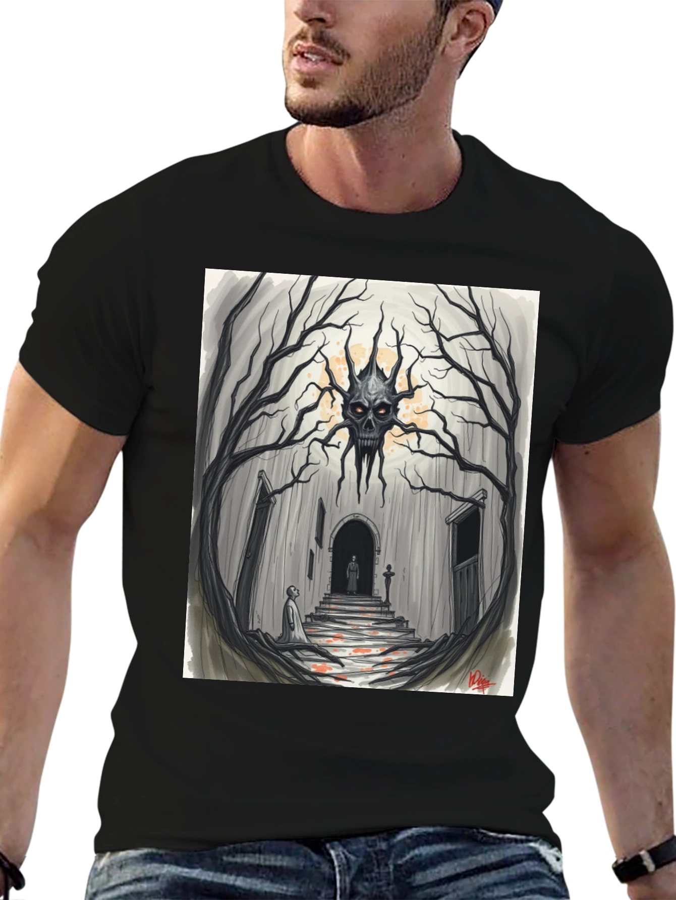 Haunted Skull Tree T-Shirt