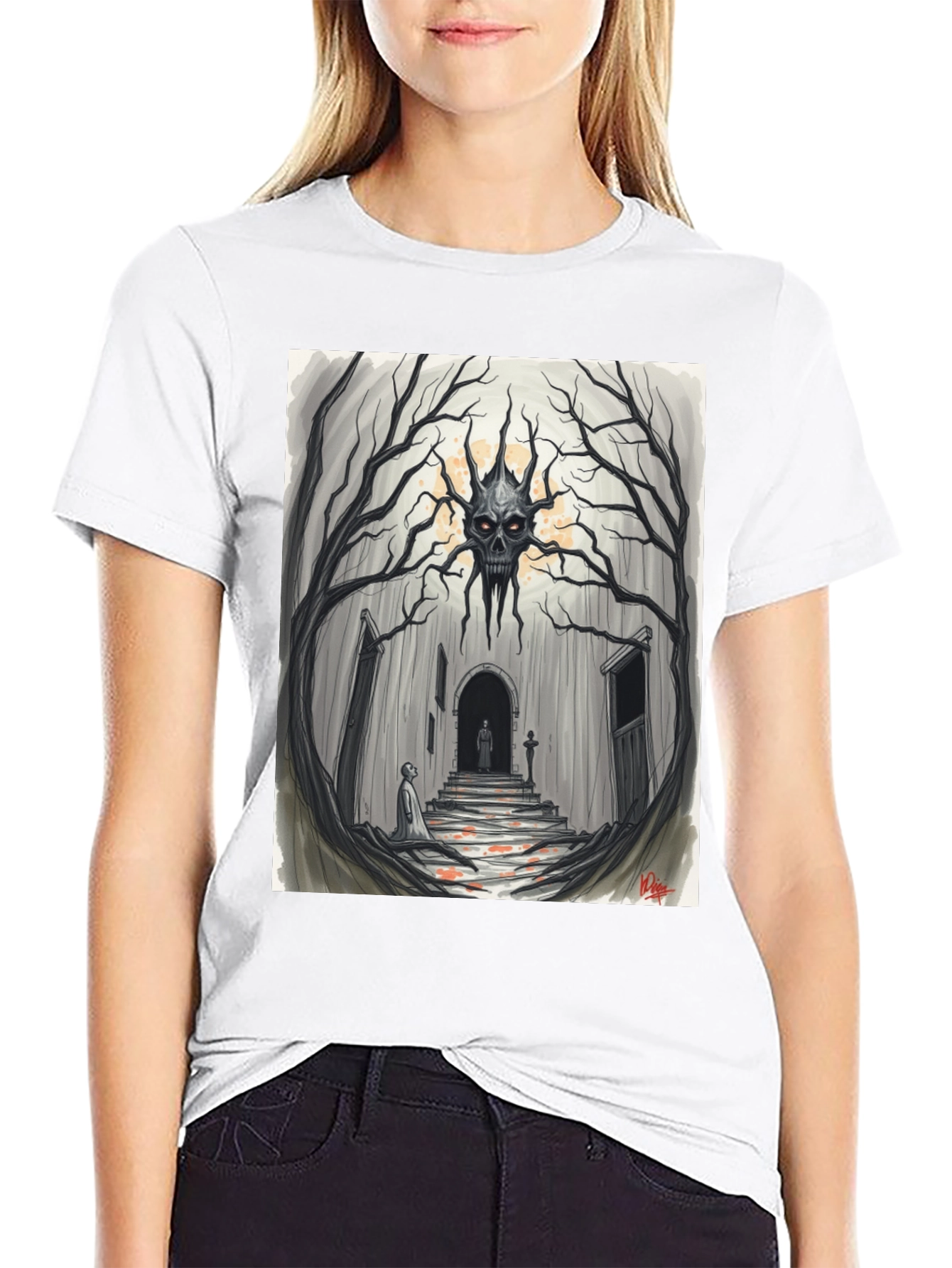 Haunted Skull Tree T-Shirt