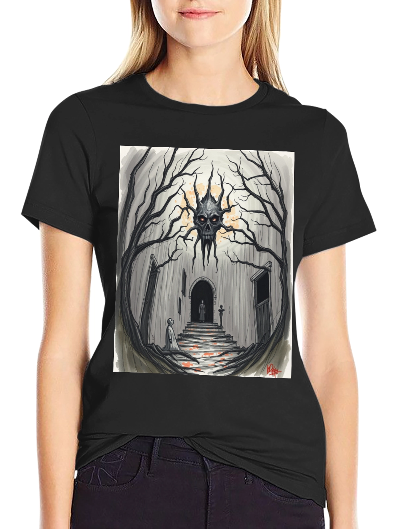 Haunted Skull Tree T-Shirt