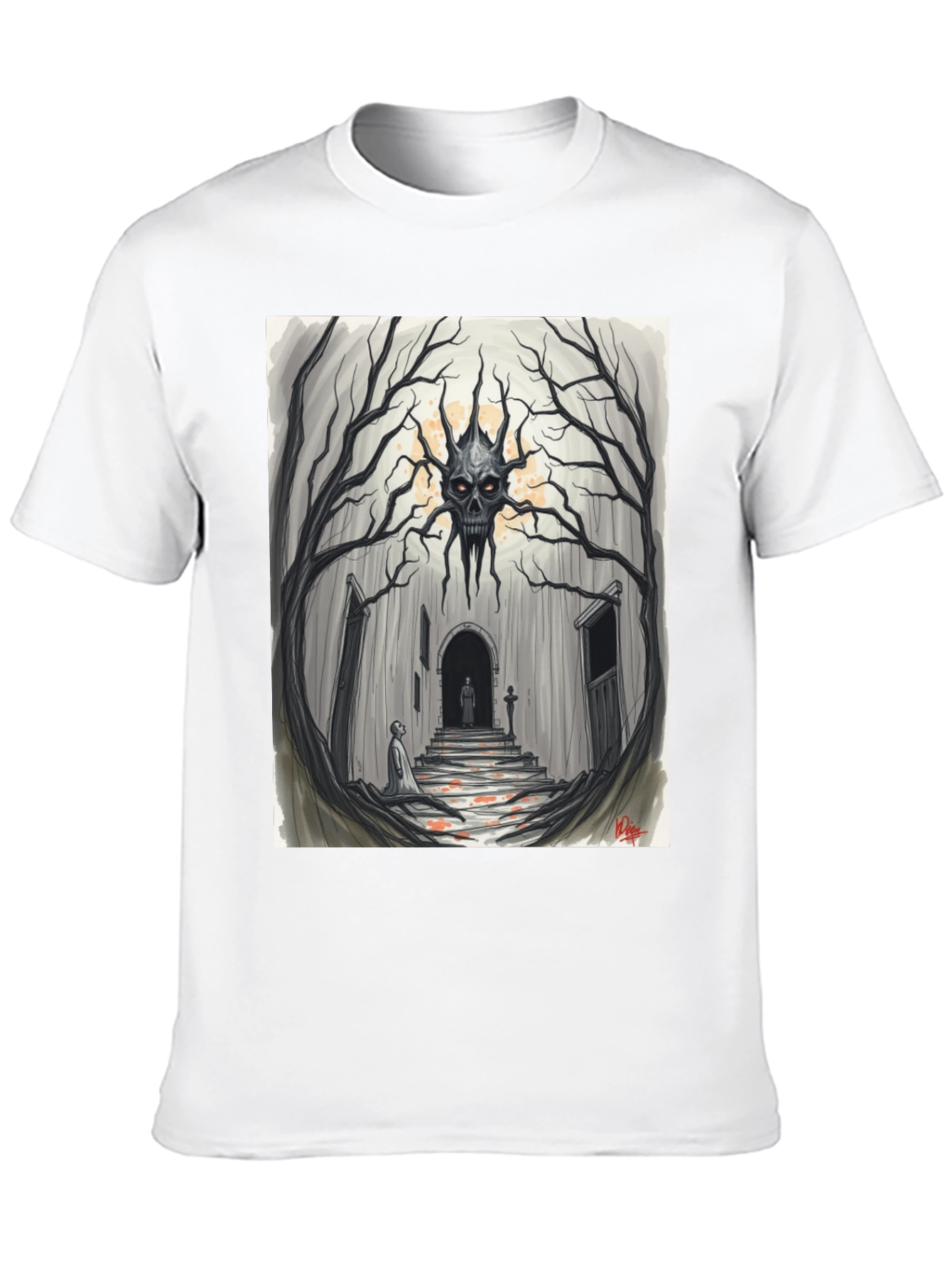 Haunted Skull Tree T-Shirt