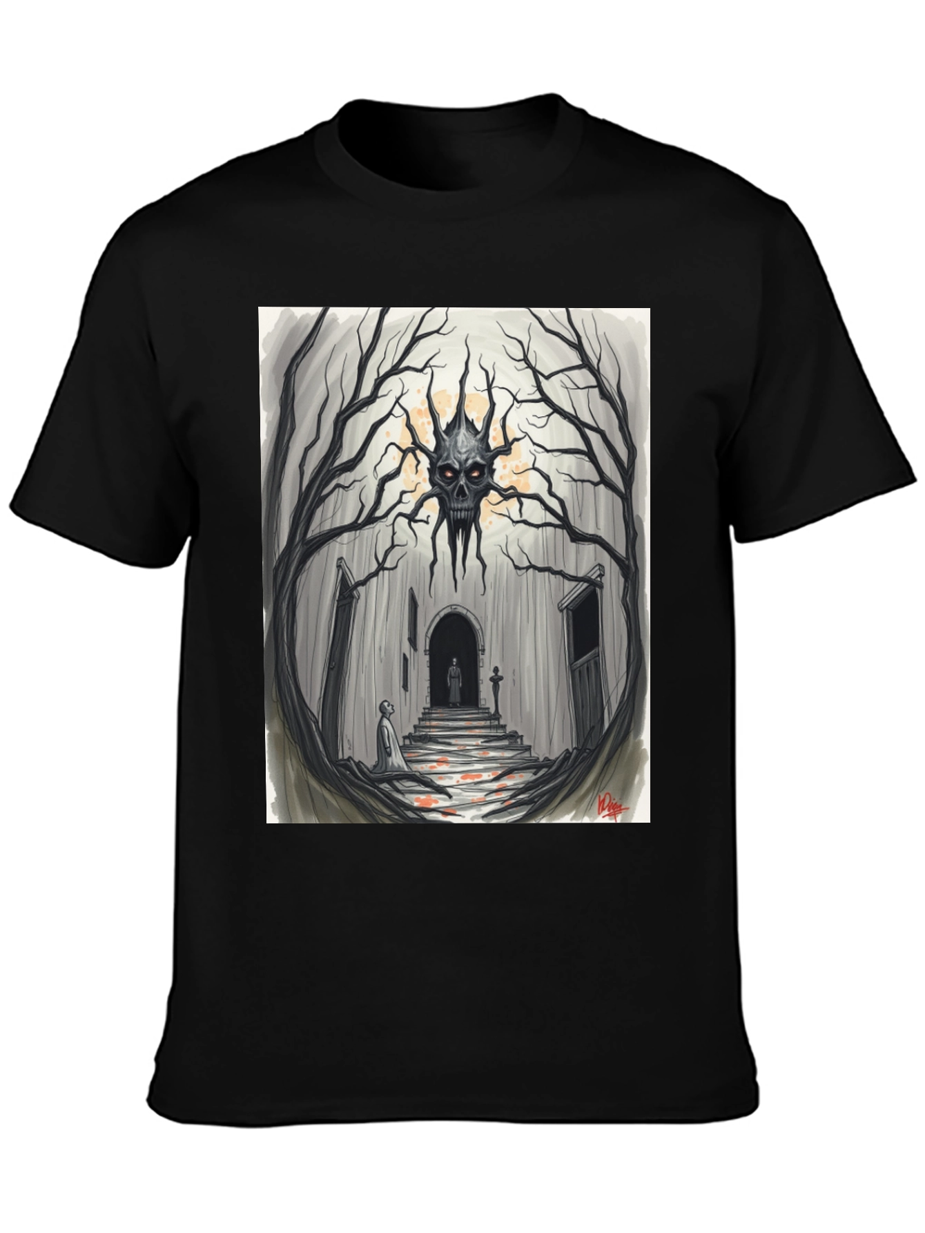 Haunted Skull Tree T-Shirt