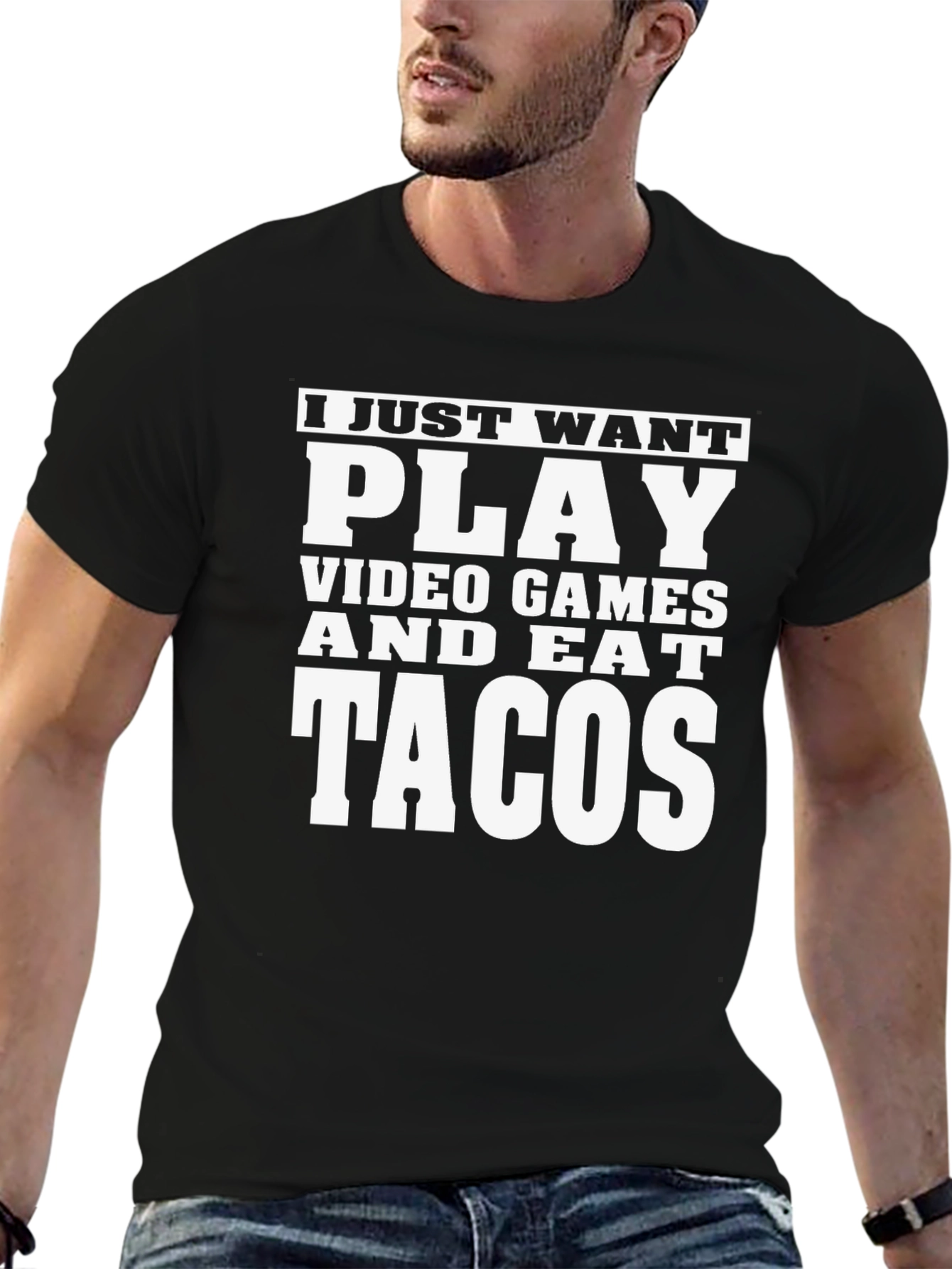 Play Video Games and Eat Tacos T-Shirt