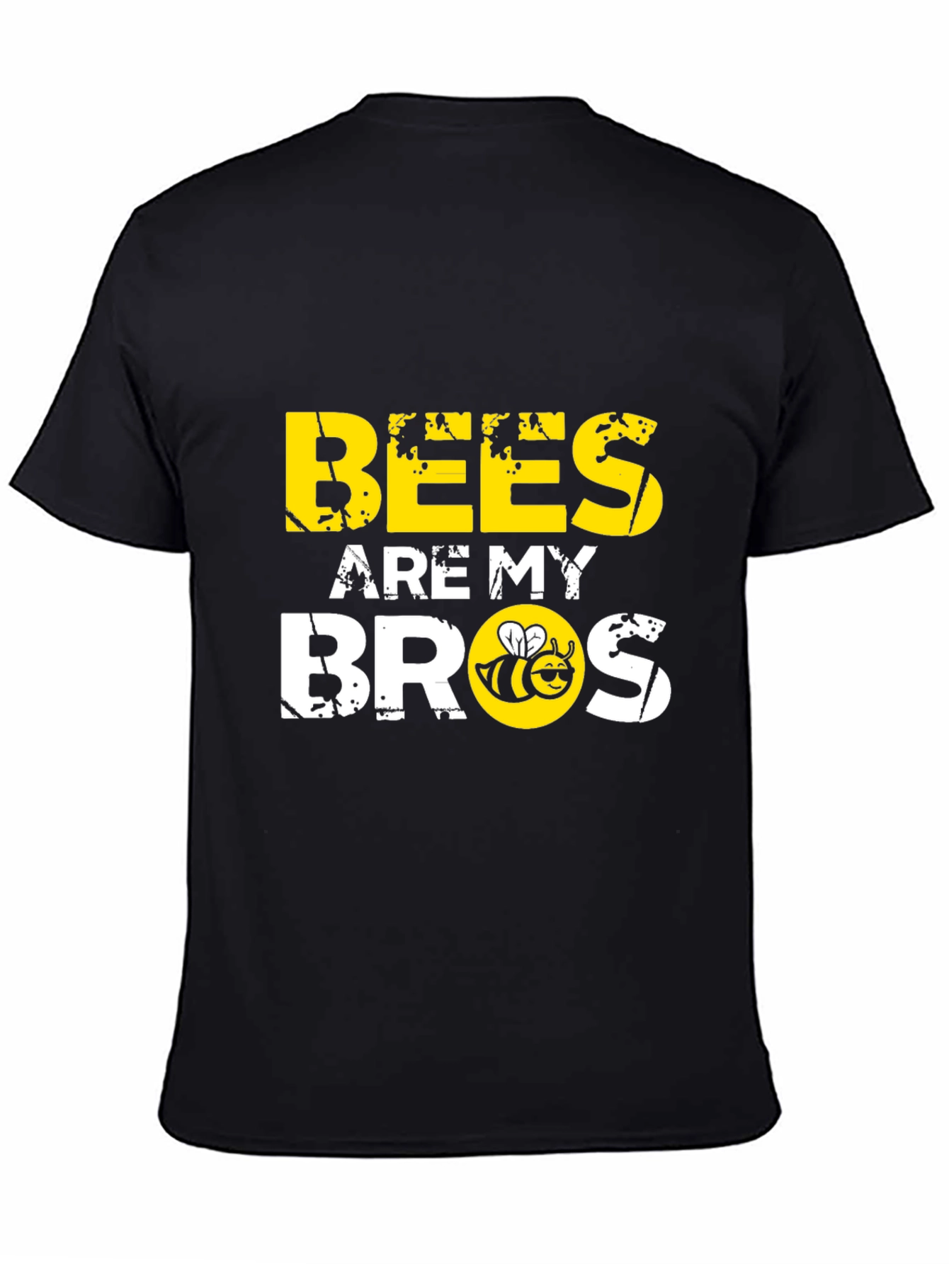 Bees are My Bros T-Shirt - Black Graphic Tee
