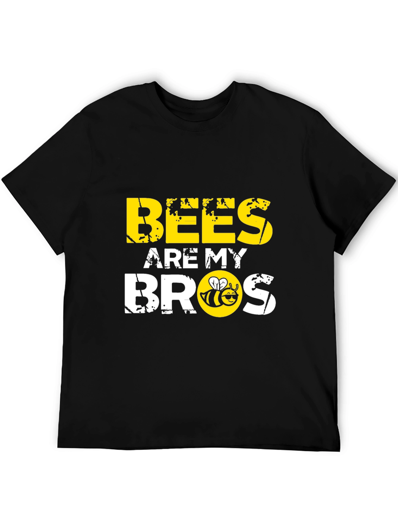 Bees are My Bros T-Shirt - Black Graphic Tee