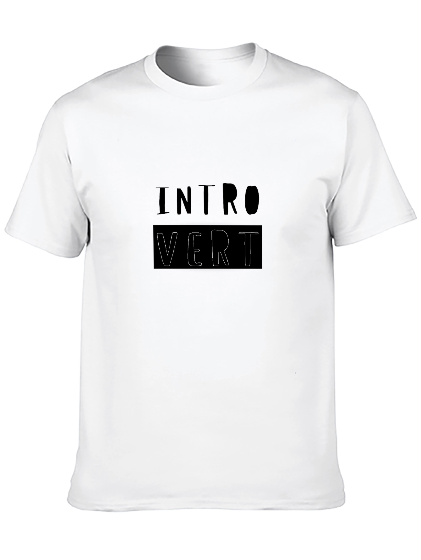Introvert Graphic Tee - Soft Cotton Comfort