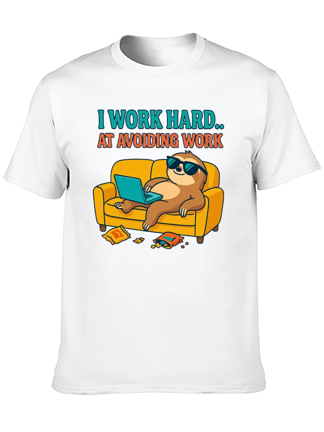 Sloth Avoid Work T-Shirt