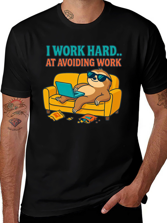 Sloth Avoid Work T-Shirt