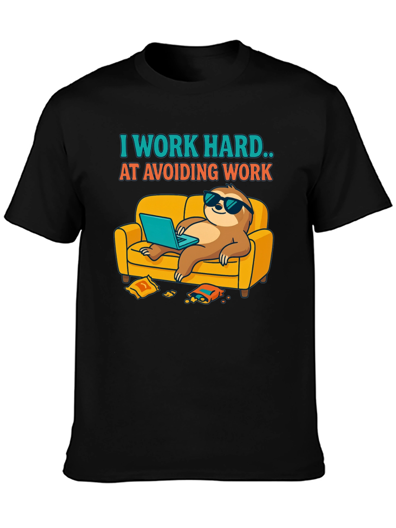 Sloth Avoid Work T-Shirt