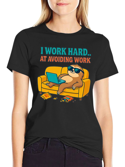 Sloth Avoid Work T-Shirt