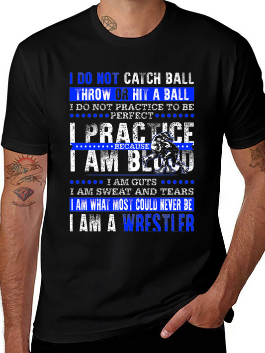 Wrestler T-Shirt: I Practice to Be Wrestling Champion