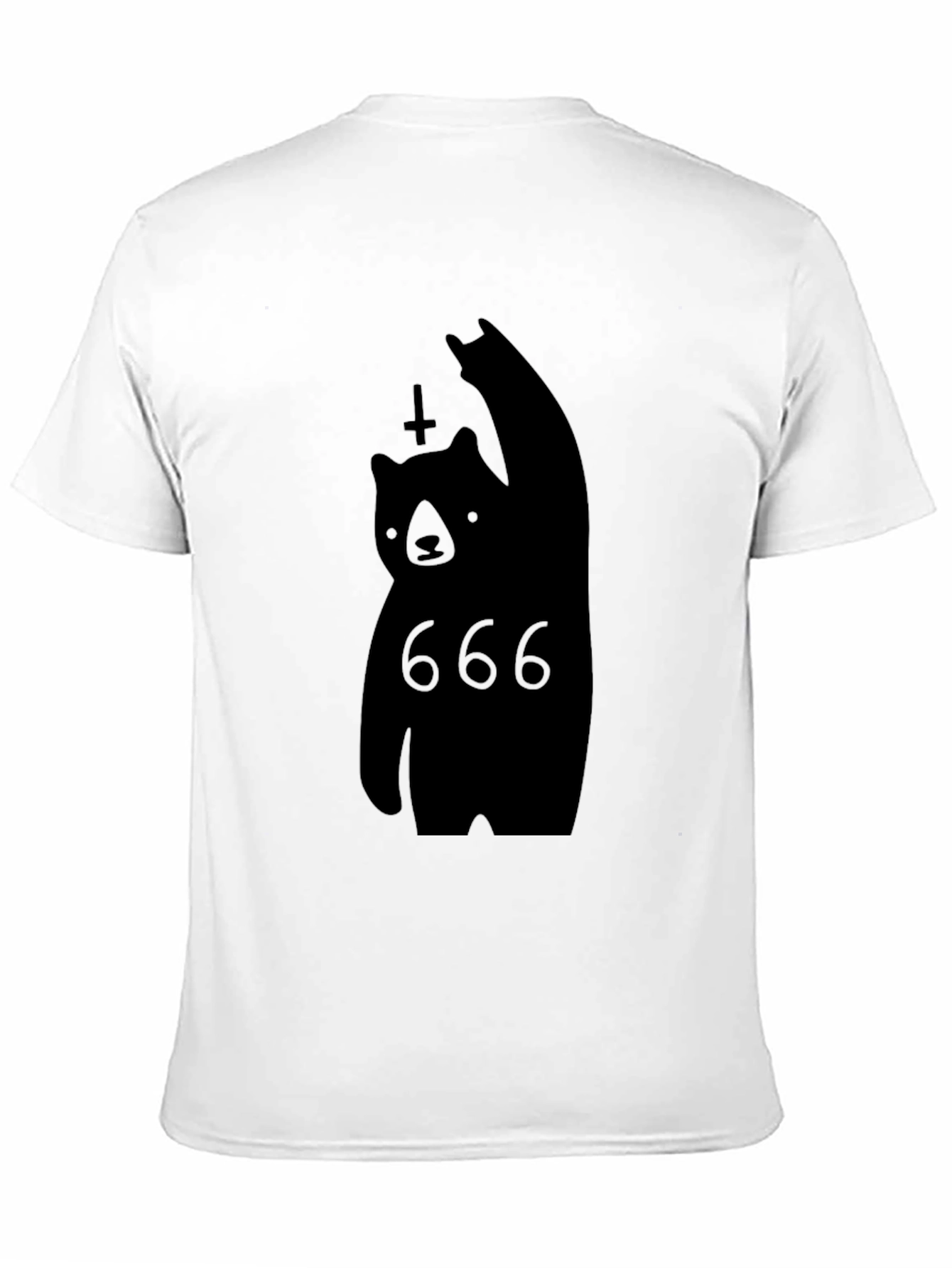 Black Bear 666 T-Shirt - Unique Graphic Tee
