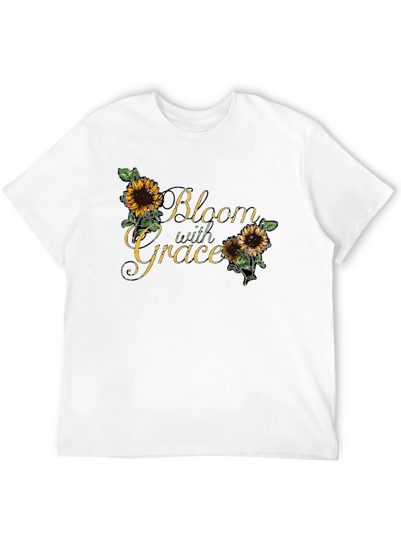 Bloom With Grace Sunflower Graphic Tee