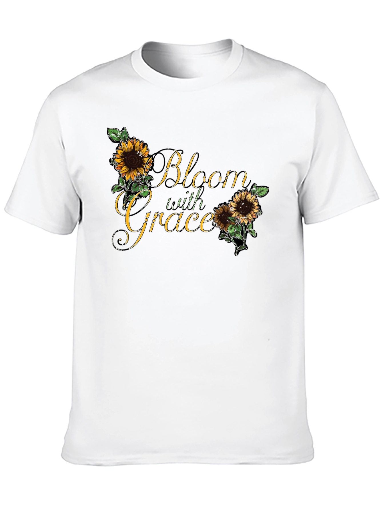 Bloom With Grace Sunflower Graphic Tee