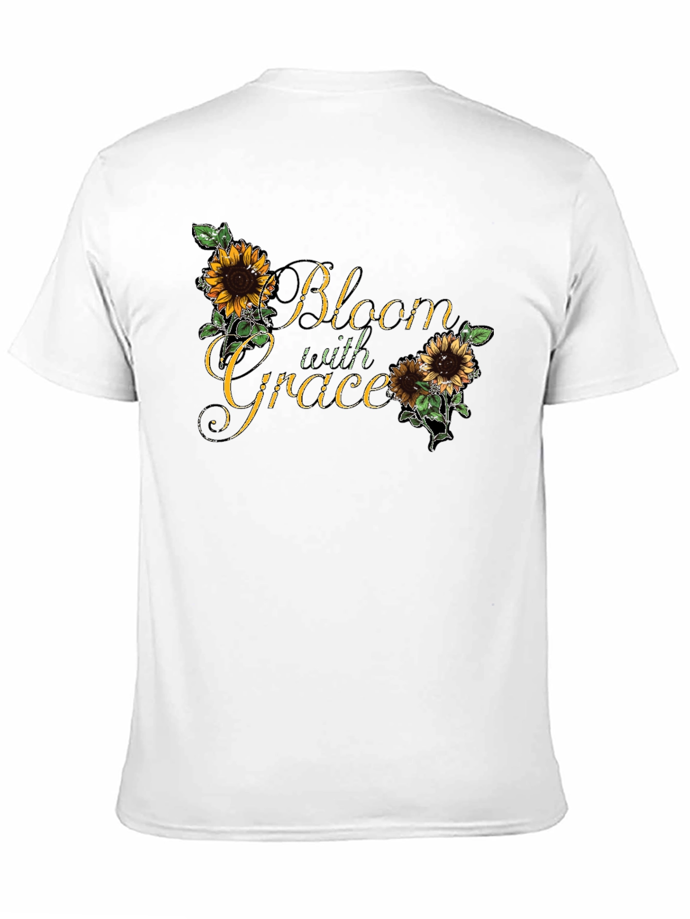 Bloom With Grace Sunflower Graphic Tee