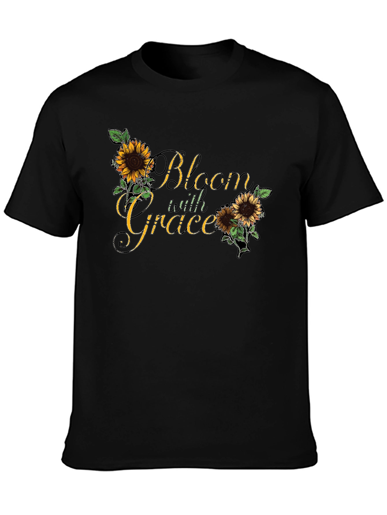 Bloom With Grace Sunflower Graphic Tee