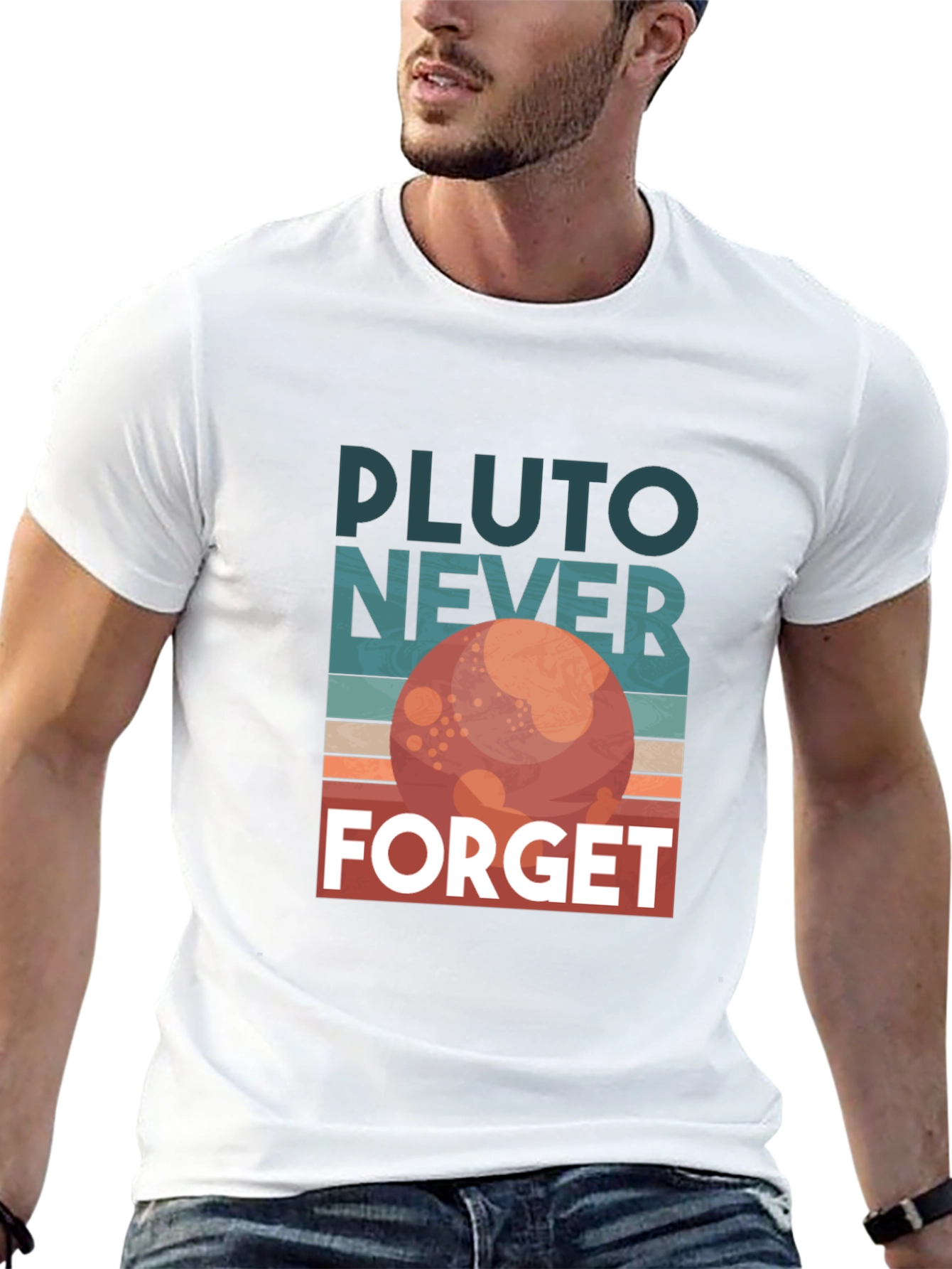 Pluto Never Forget Graphic T-Shirt