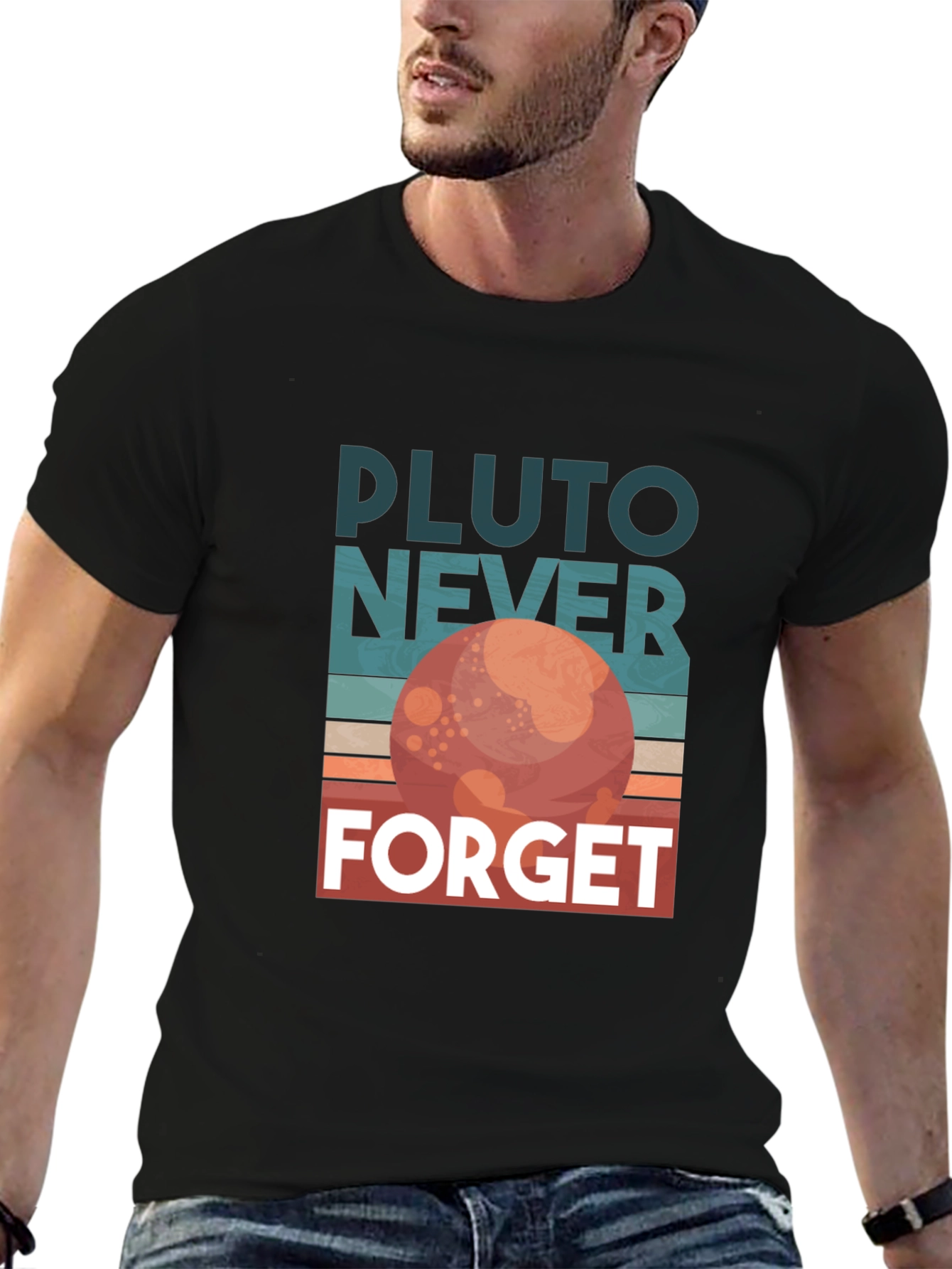 Pluto Never Forget Graphic T-Shirt