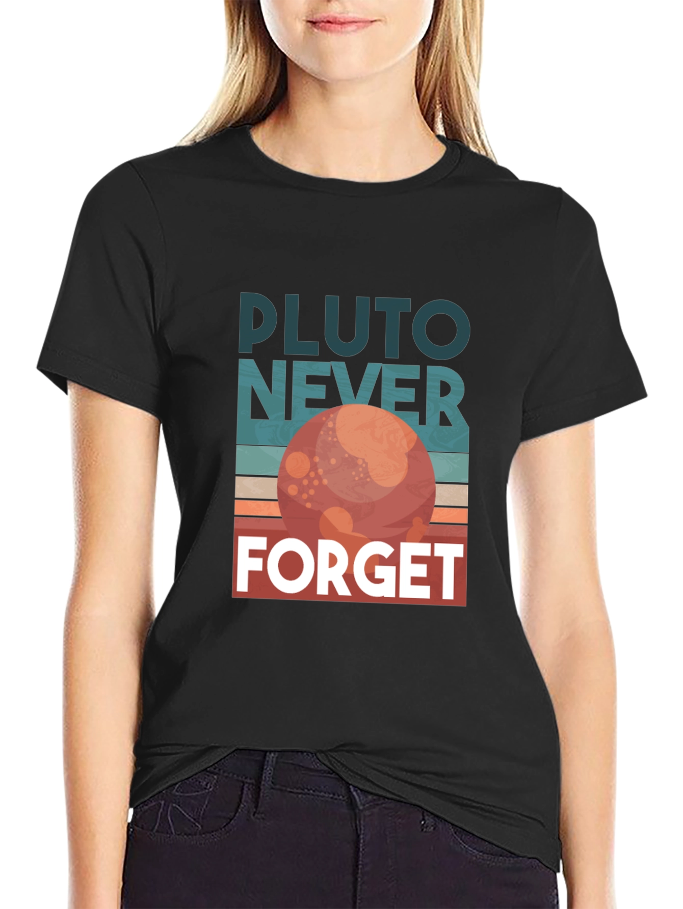 Pluto Never Forget Graphic T-Shirt