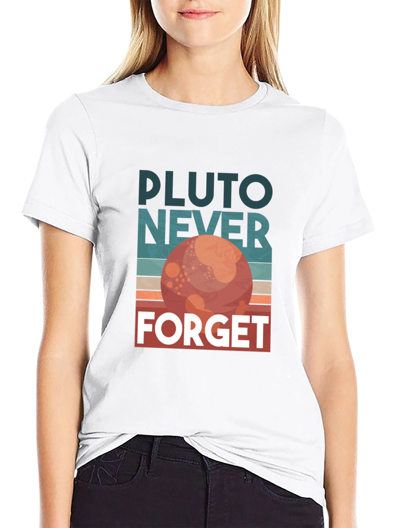 Pluto Never Forget Graphic T-Shirt