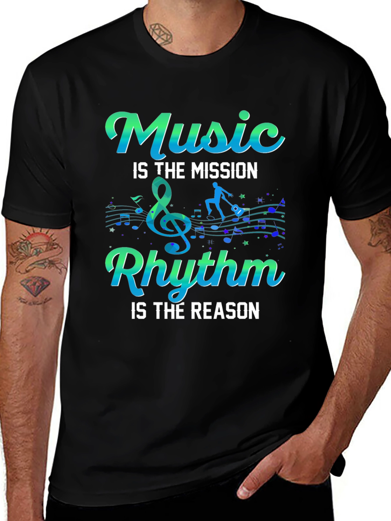 Music is the Mission Graphic T-Shirt