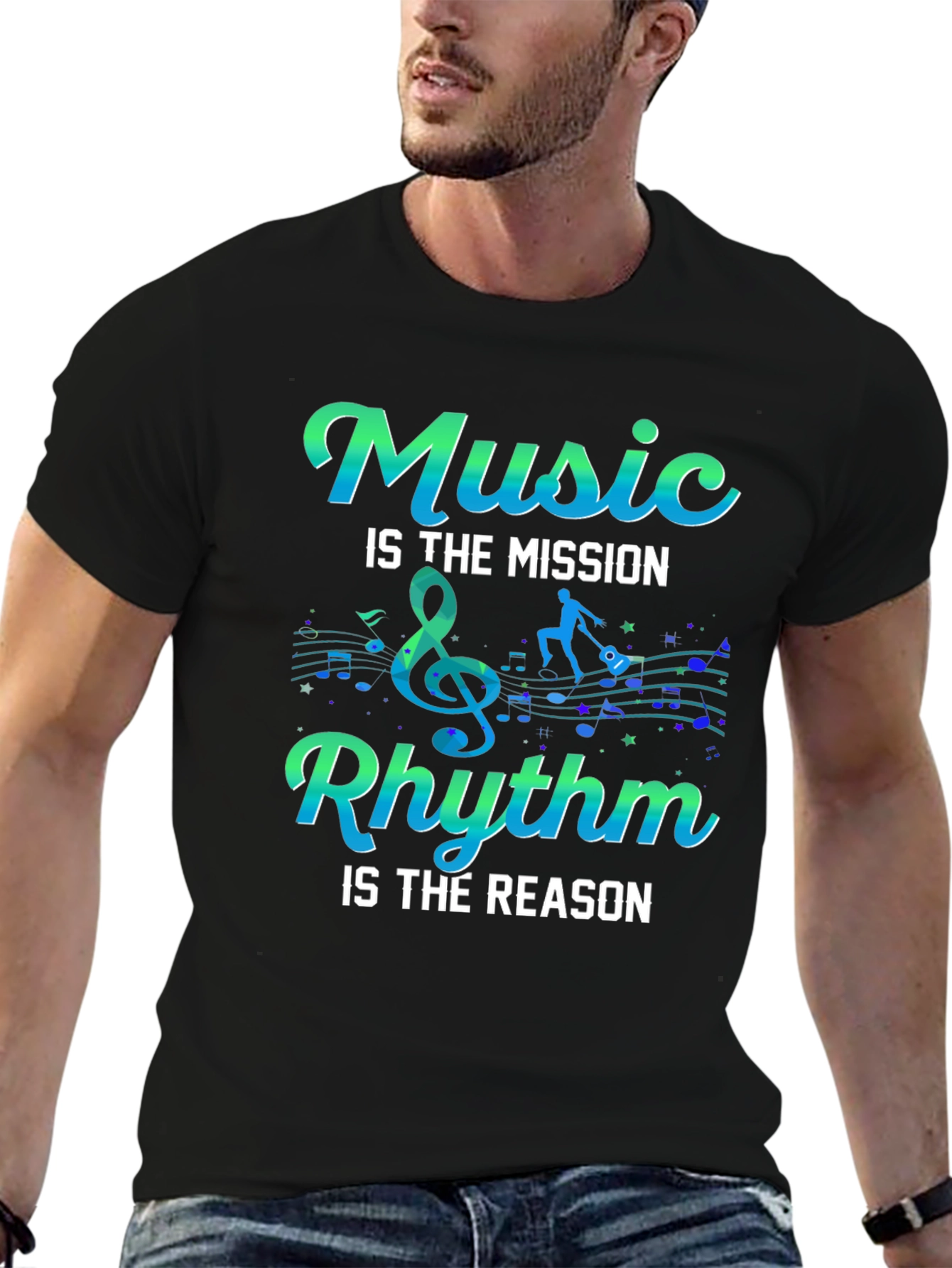 Music is the Mission Graphic T-Shirt