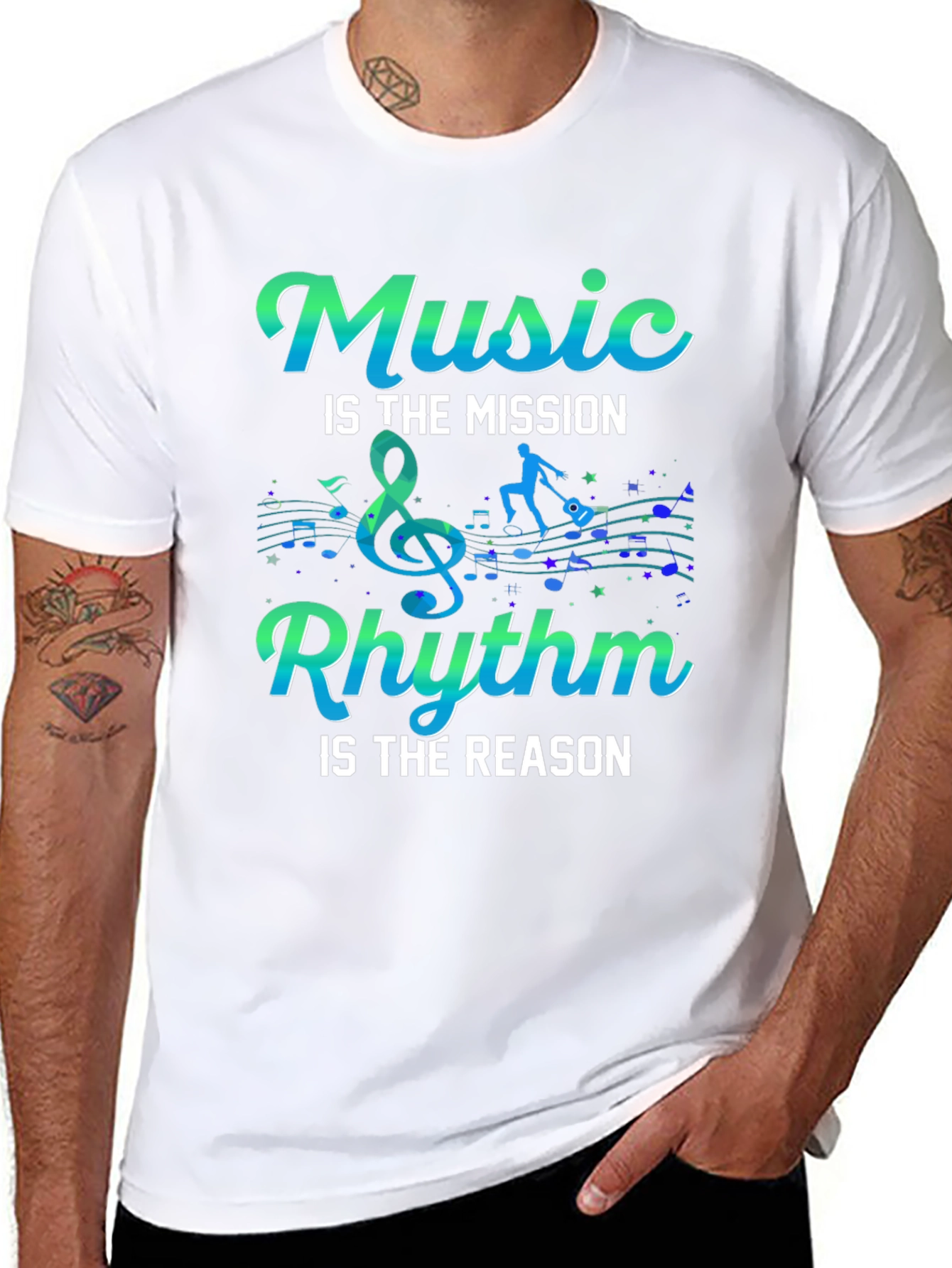 Music is the Mission Graphic T-Shirt