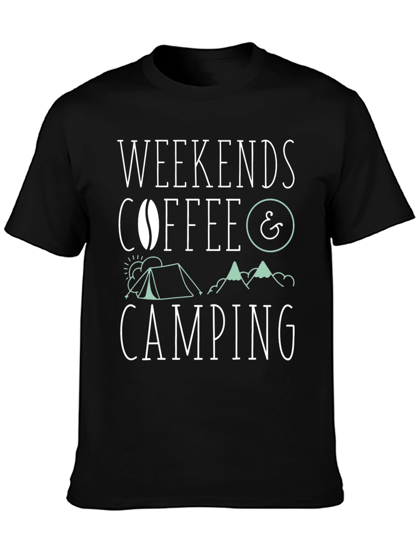Weekends Coffee & Camping Graphic Tee
